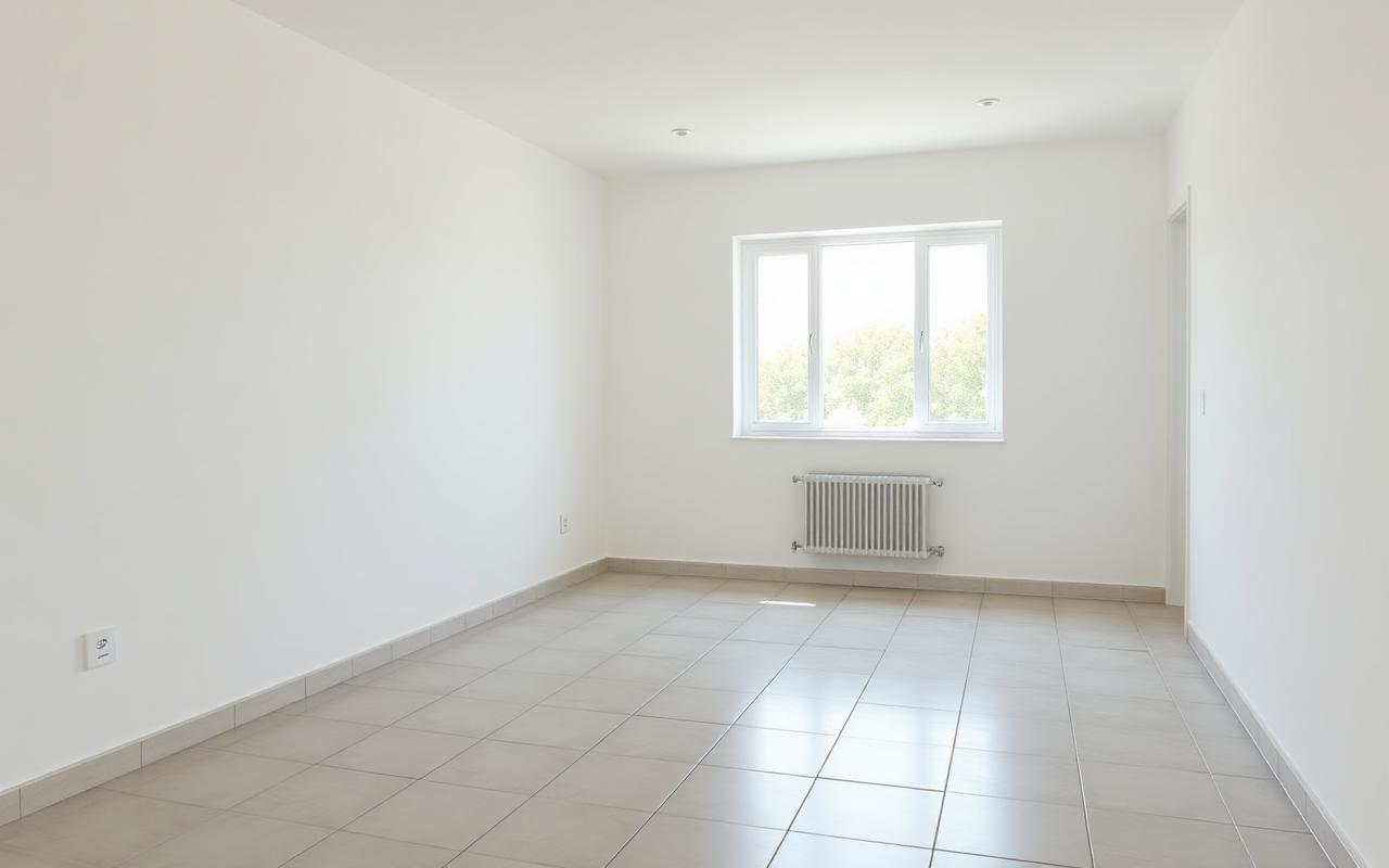 Freshly repainted Johannesburg rental property between tenants